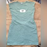 J.Crew  Women’s Sz Medium Pale Green Short Sleeve Tie-Waist T-Shirt Dress Photo 10