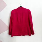 Talbots  Pink‎ Iris Linen Blazer Vintage Preppy Classic Workwear Minimalist Sz 12 Photo 1