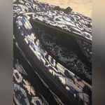 Vera Bradley  Sling Backpack Travel Bag in Ikat Island Blue Quilted Cotton EUC Photo 6