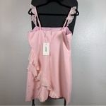 Likely  Light Pink Mini Dress with Ruffles Photo 5