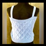 SheIn blue Crop Knit Tank Top With Bag - size Small Photo 1