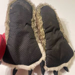 Lazy One Grizzly Bear Paws House Shoes Gray Size 6.5 Photo 5