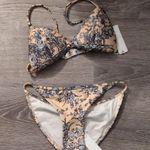 Zimmermann Zimmerman Porcelain Quilted Floral Bikini Set Size 2 Photo 0