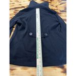 Clorinda‎ Cardigan Sweater Merino Wool Blend Black Small Made in Italy Designer Photo 6