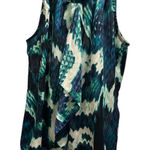 Worthington  Blue and Green Patterned Blouse size S Photo 0