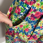 Anthropologie  Girl From Savoy Dress Halter Strapless Floral Garden Party Retro Photo 3