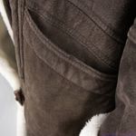 wilson's leather Wilsons penny lane suede shearling lining brown leather coat/jacket, siz…‎ Photo 11