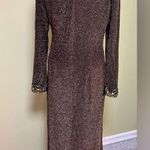 Vintage Black and Gold shimmer throughout Evening Gown Photo 8