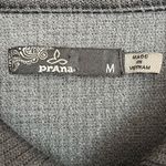 prAna Women’s‎  Gray Black Tobi Ribbed  Zip Front Knit Sweater Jacket Size Medium Photo 5