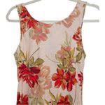 Paper Heart Dress Womens Floral Linen Sleeveless Maxi Pink Mauve Rose XS Orange Photo 2