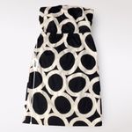 J.Crew  NWOT Strapless Geometric Mini‎ Dress Womens Size 4 Black White Photo 3