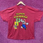 Nintendo Super Mario Bros Adventure Video Game Red T-Shirt 2XL Photo 0