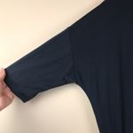 Lush Clothing NWT Lush Women’s Faux Wrap Open Tie Back Half Sleeve Charcoal Gray Romper Photo 3