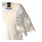 Philosophy Crochet Lace Floral Blouse NWT – White Elegant Lace Top Size Large Photo 7