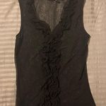 XOXO Vintage See through Ruffle Top Size Small Photo 0