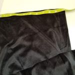 Vintage Cotton Sweatpants Extra Large 16 Black Velvet Elastic Winter Pants Photo 7