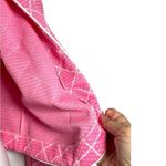 Vintage 1970s Geometric Bubblegum Hot Pink Crop Jacket Medium Photo 6