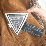 Marvin Richards Marvin Richard’s penny lane coat Y2K 2000 brown leather faux fur outdoors Photo 1
