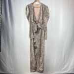 Lovers + Friends NWT Miranda Jumpsuit in Cheetah Size Small Photo 3