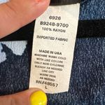 French Laundry VINTAGE 90s Maternity blue floral dress sz Large Photo 3