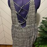Sun & Shadow  High low Backless Striped Tank top Shirt Tunic Top Womens XL Photo 0