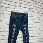 Bamboo  Jeans Skinny High Rise Jeans Distressed Stretch Medium Wash Women’s 11/26 Photo 2