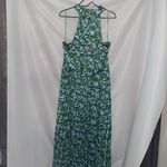 SCOOP WO SIZE XXL (20)Green and Blue floralPatterned Halter Dress pleated skirt Green Photo 12