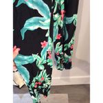 Hollister XS Floral Jumpsuit Tie Neck Halter Back Photo 3