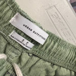 Urban Outfitters  Green Corduroy Embroidered Flower Pants Size Small Unisex Photo 6