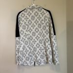 Tonia‎ Debellis Jacket in Black Gray White Full zip Collar Pockets Womens Medium Photo 8