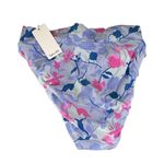 Splendid High Waisted Floral Blue/Pink Bathing Suit Bottom Size Small Photo 1