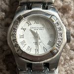 Anne Klein New York vintage silver diamond swiss watch one size length: 6in Photo 3