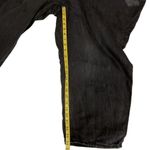 Old Navy Women's High Rise Slouchy Straight Cropped Jeans 30 Black Distressed Photo 10