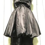 Black Bow Tie Mini Dress Size M Photo 4
