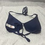 Atmosphere  Blue Embroidered Bikini Top - Woman’s Size 4 Swimwear Photo 2