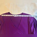 Susan Graver  Deep Purple Long Sleeve Dress Photo 4