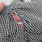 Romeo + Juliet Couture  gingham dress medium black white Photo 5