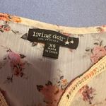 Living Doll Pink and Cream Ruffled Blouse Photo 6