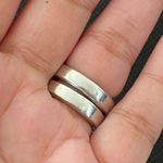 Engagement Wedding Band CZ Ring Set 6 Silver Photo 6