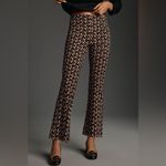 Anthropologie Maeve by The Margot Kick-Flare Cropped Pants, Size L, NEW Photo 1
