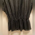 Gypsies & Moondust Black Sequin  Peplum Top. Photo 4