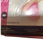 White Pink Bunny Cape Costume Adult One Size Cosplay Party Halloween‎ Photo 1