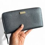 Kate Spade Newbury Lane Neda Zip Continental Wallet - Black Saffiano Photo 10