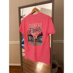 It’s a Girl Thing Country Road T Shirt Pink NWT Size Small‎ Photo 2