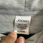 Jockey Gray Sweatshirt Women's Size XL Finger Slit Sleeve Soft Fleece Cowl Neck Photo 8