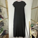 ZARA  Trafaluc Striped Maxi Dress Size S Grey Photo 1