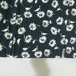 J. McLaughlin  10 Cotton Sleeveless Floral Crop Top in White on Black Photo 1