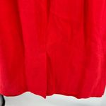 Dana Buchman  12 100% silk button front red shirt dress business vintage 80s Photo 5