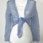 Moda International Mohair Sweater Blue Size M Photo 0