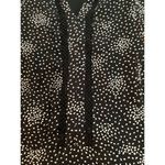 Loft  black and white printed flounce skirt mini dress 4p Photo 3